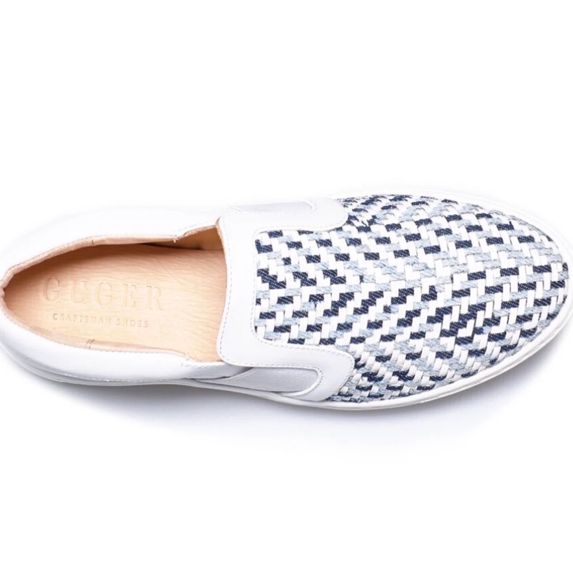 Nya damsneakers i läder - 91