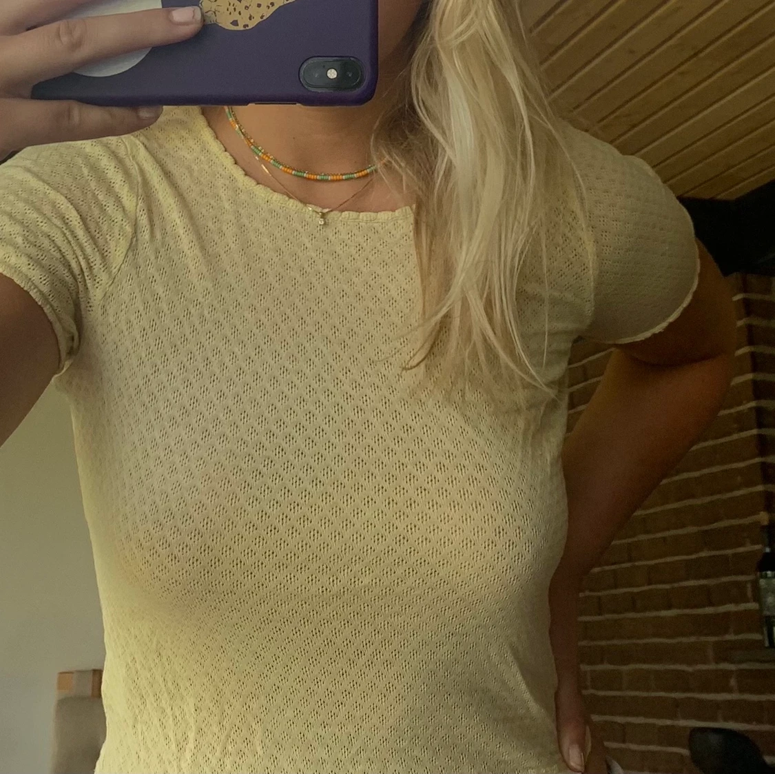 Gul topp från &other stories 