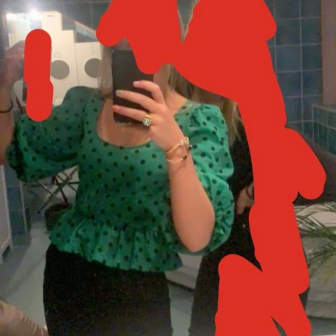 Superfin Prickig top från Zara