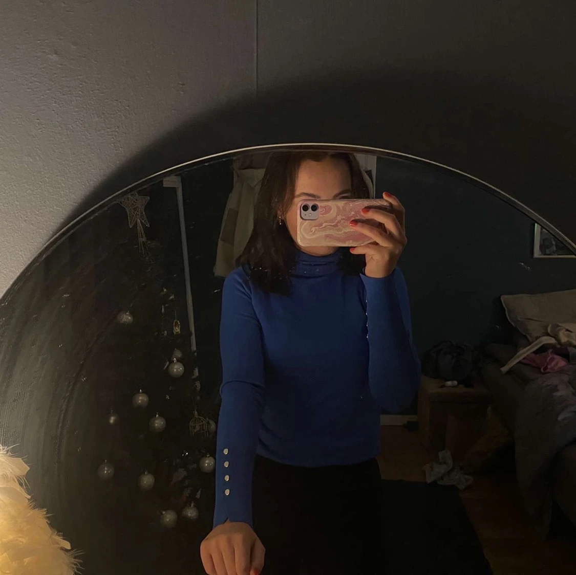 Blå tröja från zara 