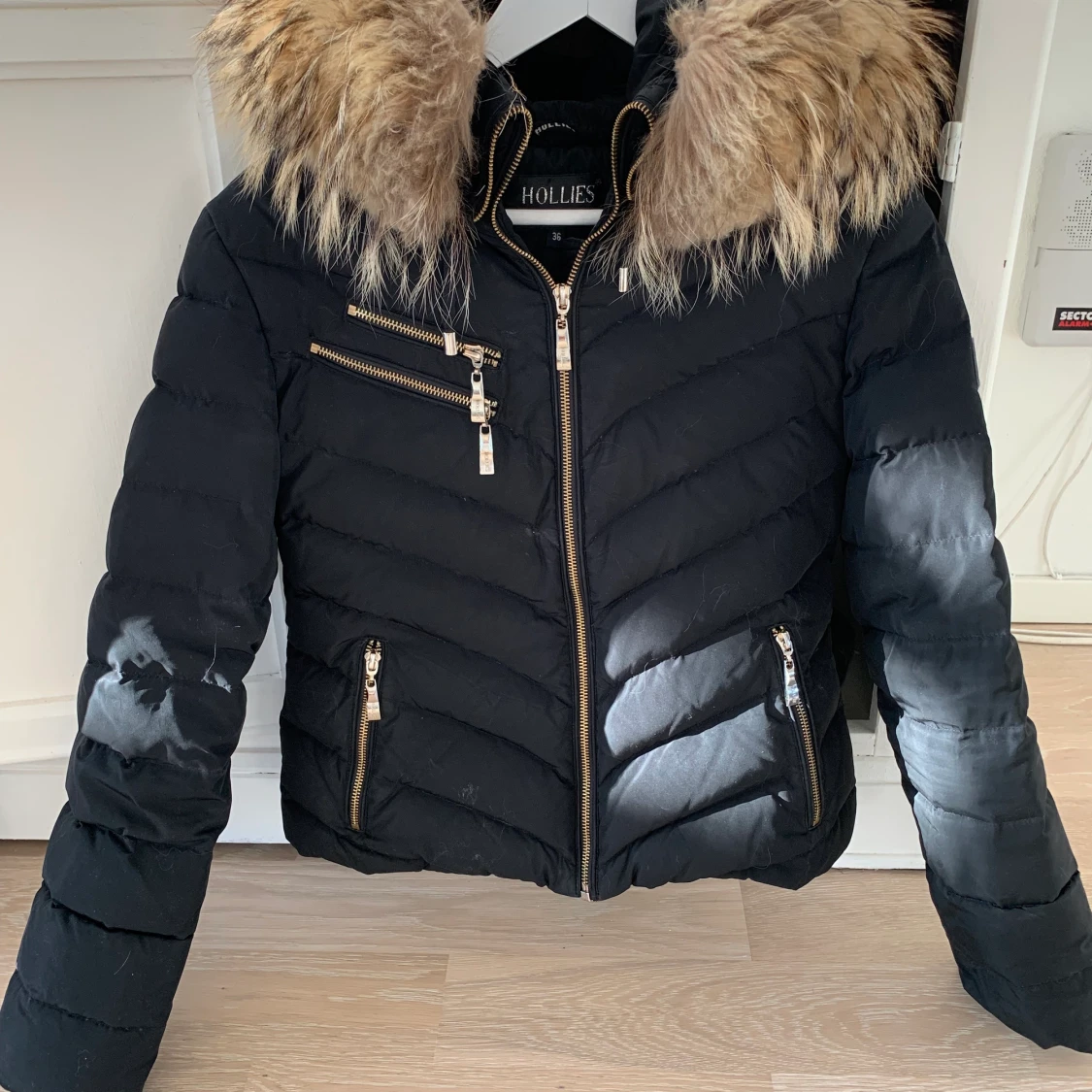 Hollies jacka, äkta avtagbar päls