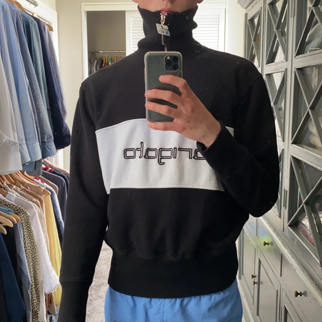 Axel arigato half zip polo