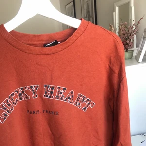 Collegetröja  - Cool collegetröja som tyvärr är för liten för mig. Har klippt av lappen så vet inte riktigt vilken storlek den är i. Är lite liten på mig som har storlek medium, så skulle nog gissa på storlek small.💕köparen står för frakten