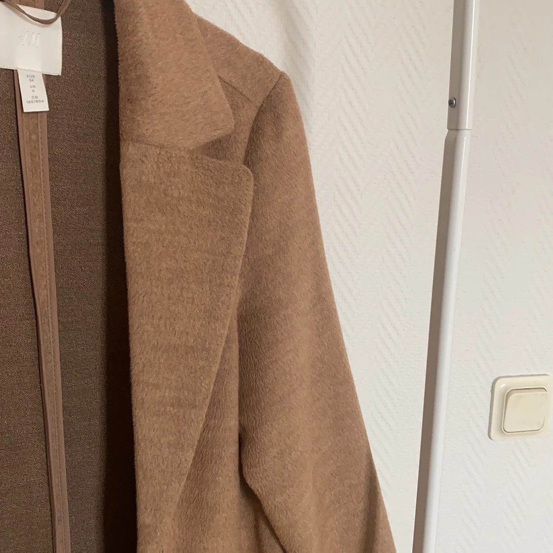 Kamelfärgad kappa H&M strl 34 - 91