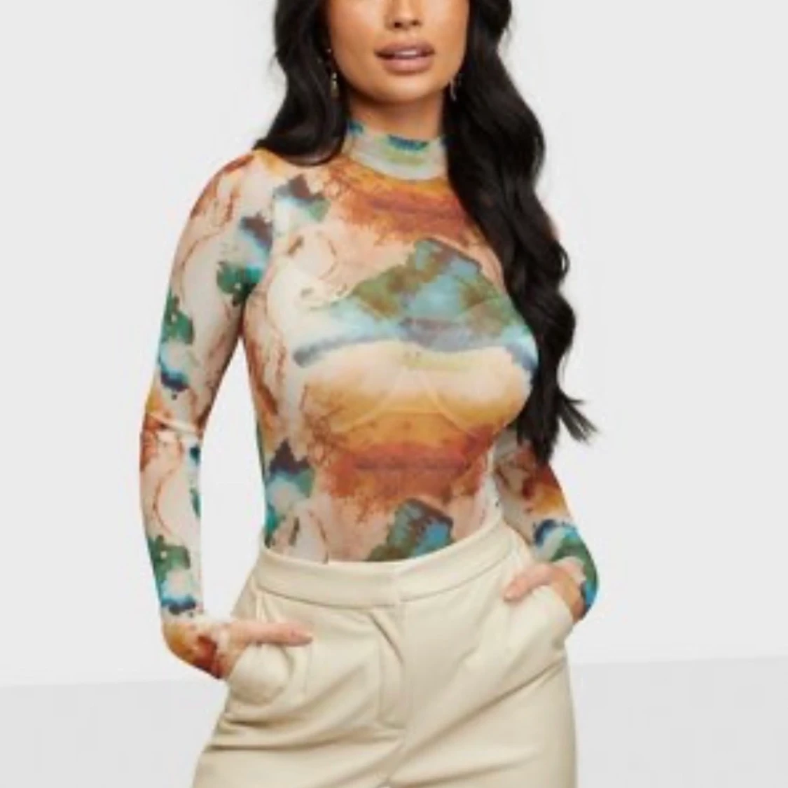 Mesh body, mönstrad