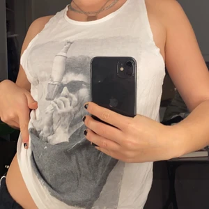 Vitt linne - Vitt linne med tryck❤️