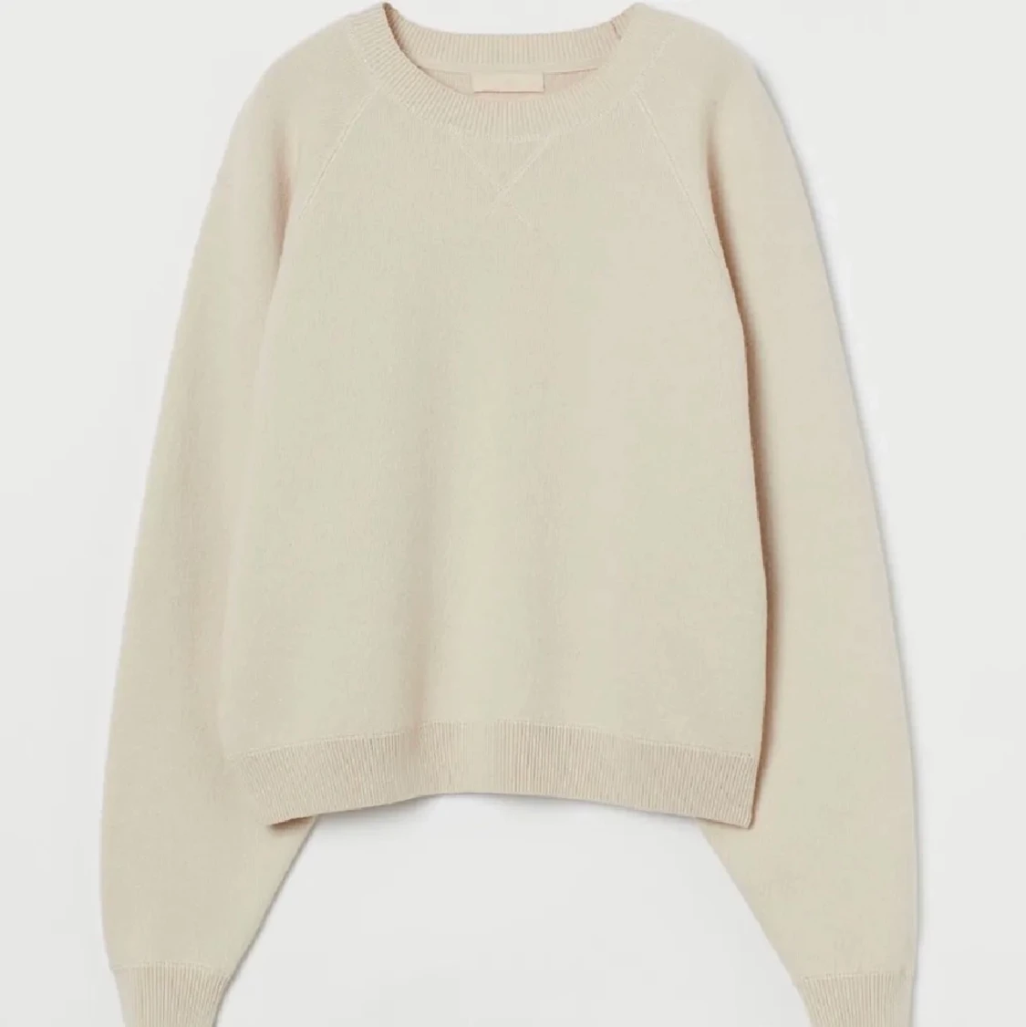 Stickad ull tröja H&M