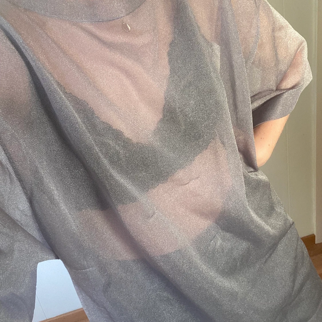 Glittrig oversize t-shirt