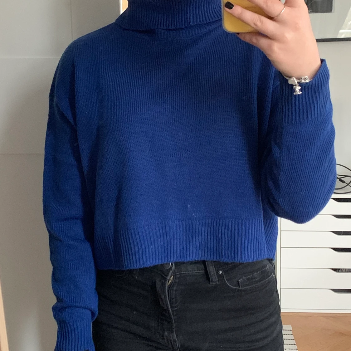 Mörkblå Turtleneck HM - 91