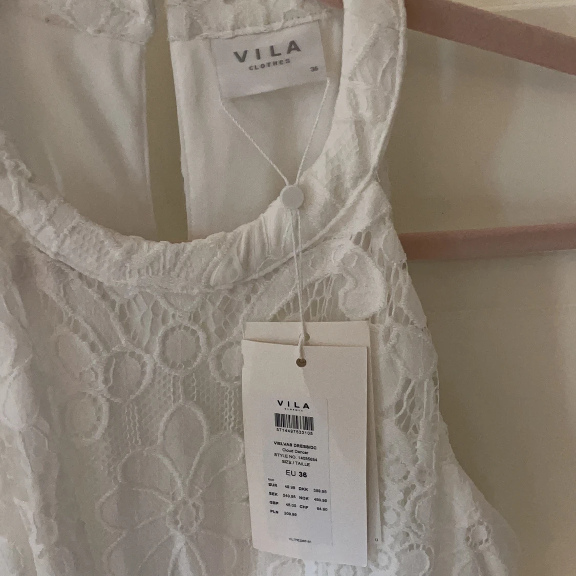 Vit studentklänning - 91