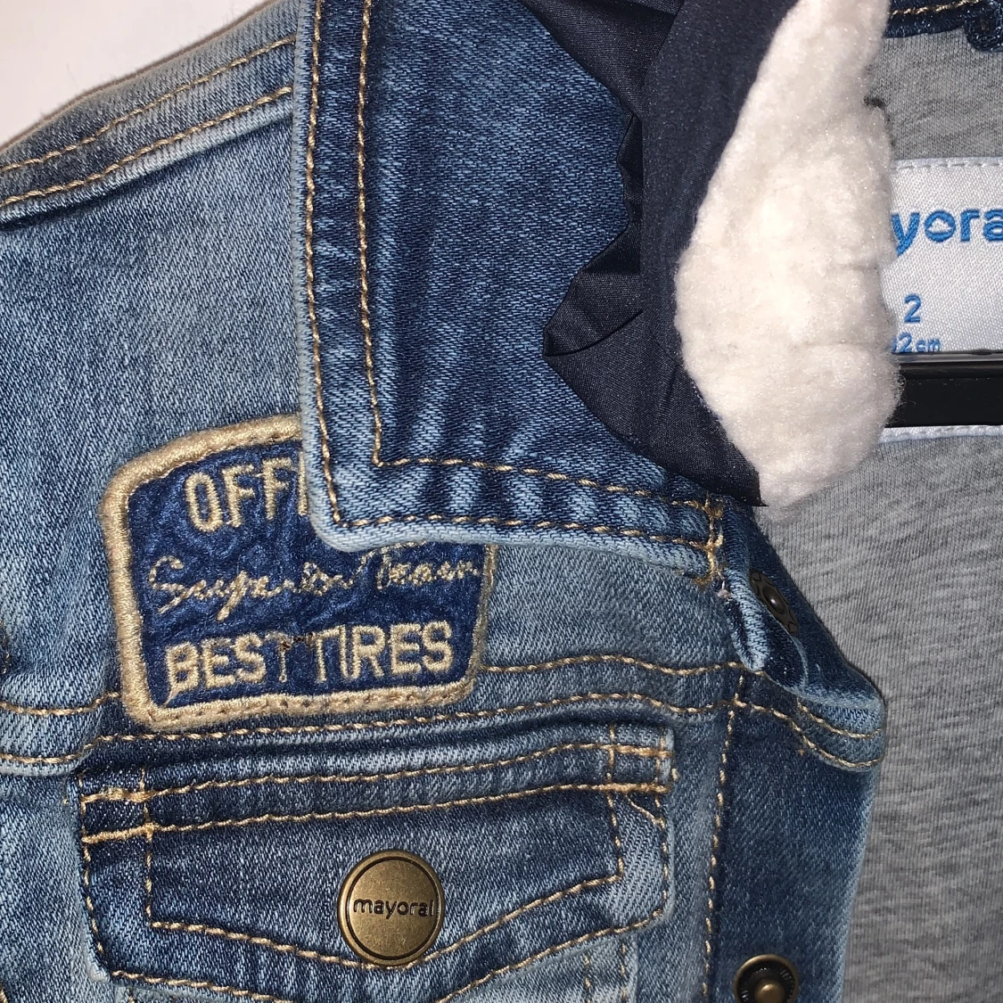 Jeansjacka med pile  - 90