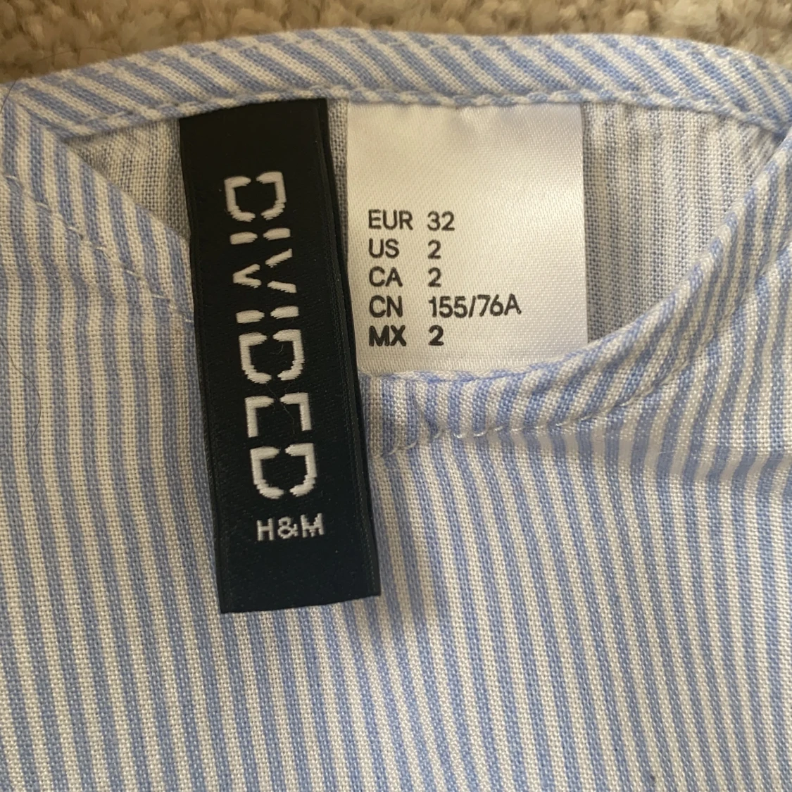 HM crop top with stripes - 91