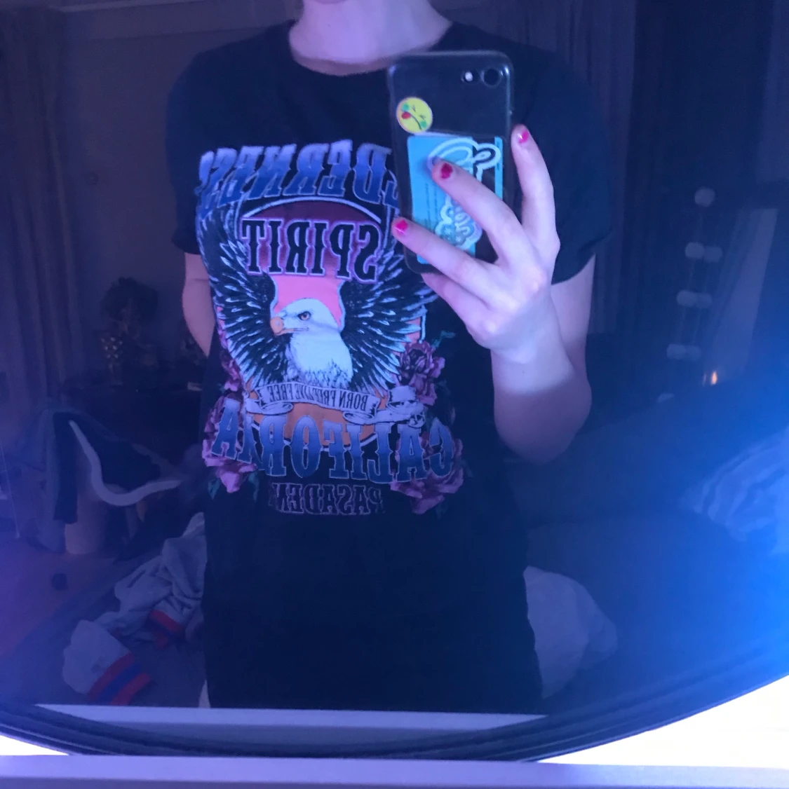 t shirt med coolt tryck