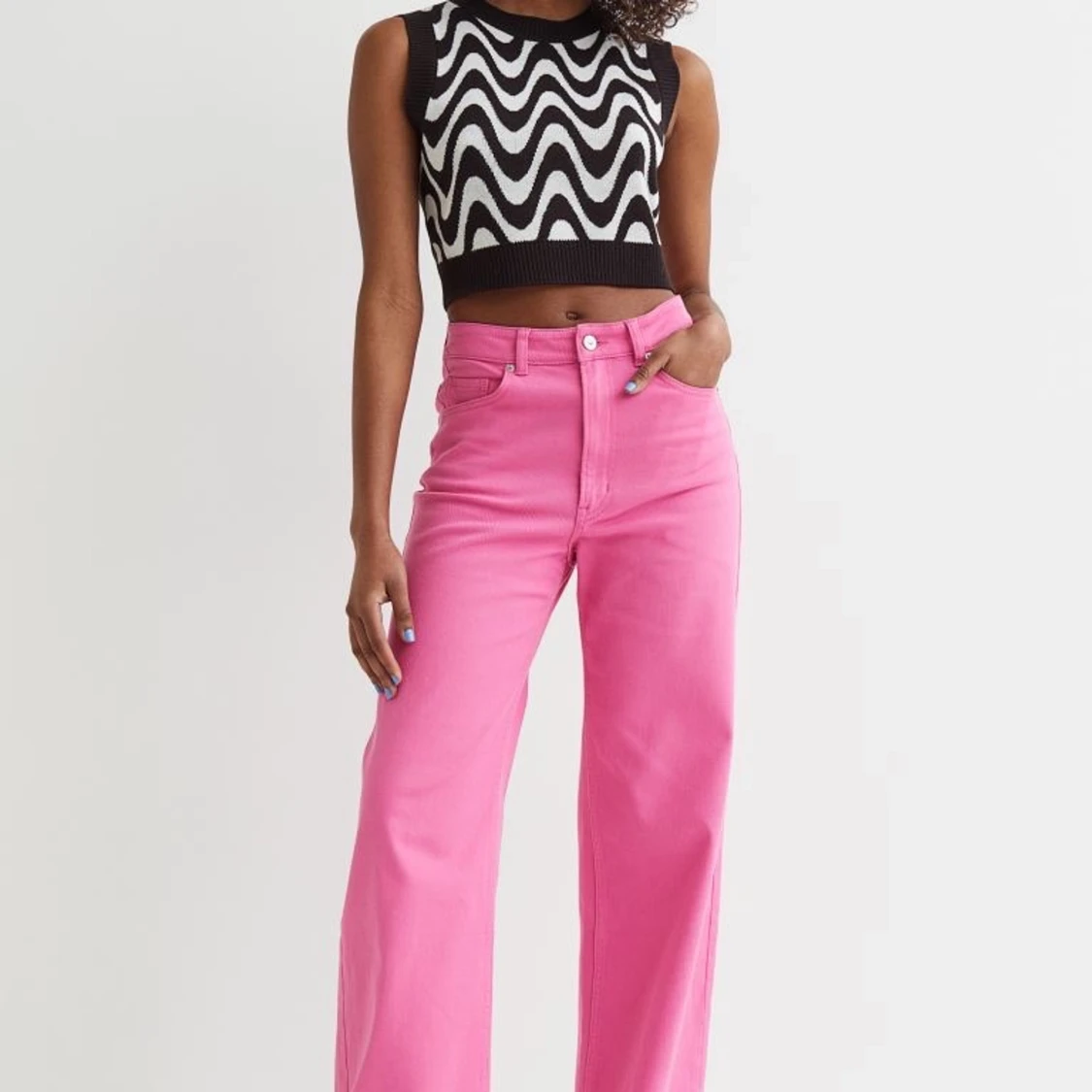 Nya Wide jeans från hm storlek 50!  - 90