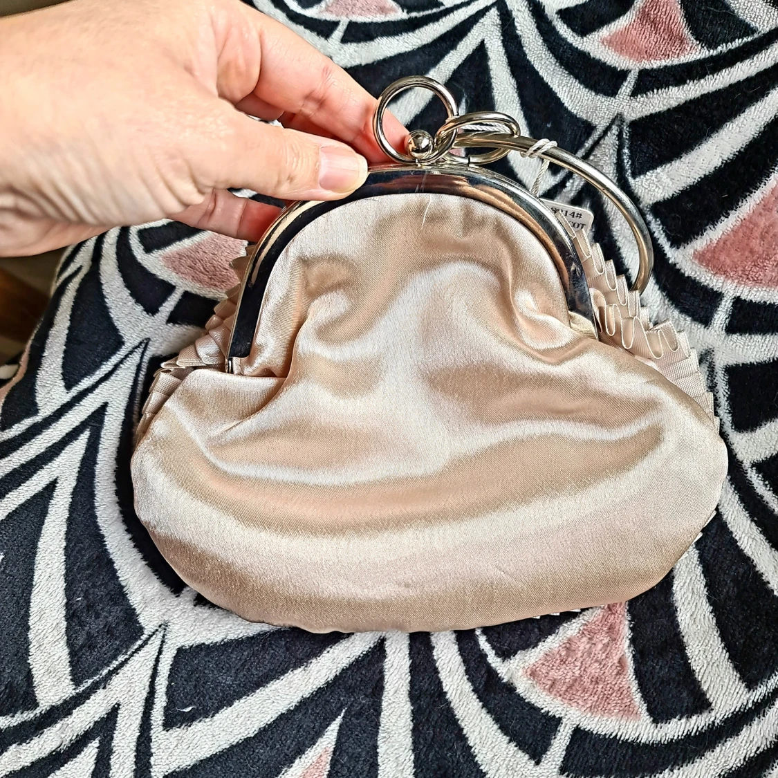 Liten apricot väska  - 91