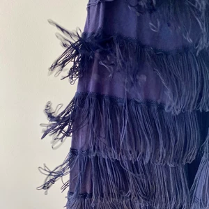 Miniklänning H&M - Mörkblå klänning från H&M stl XS