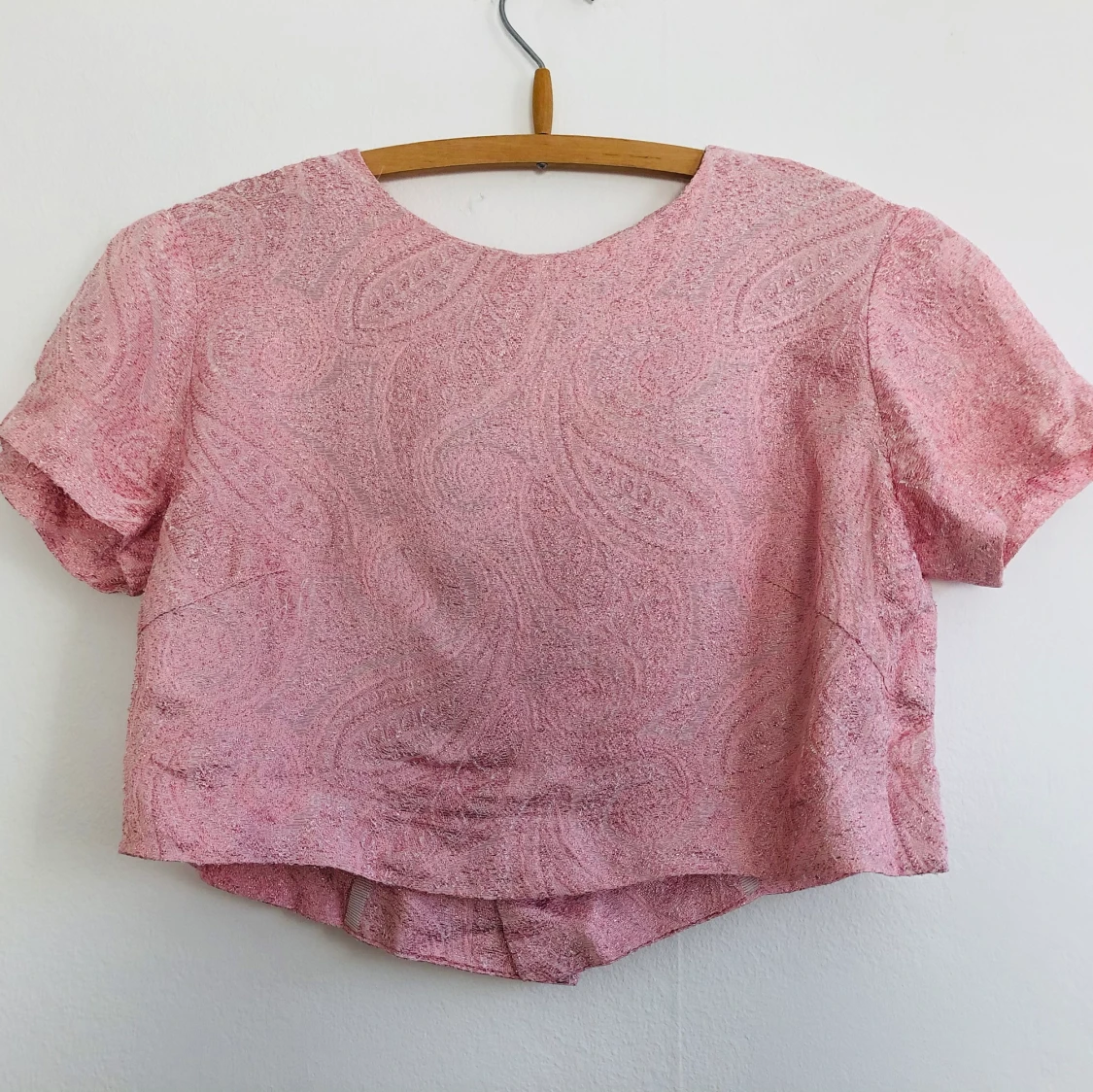 Rosa croptop, vintage! 