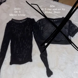 Nät tröjor - Säljer då jag har andra som jag använder och t-shirten är alldeles för kort för att den ska sitta snyggt på mig tyvärr