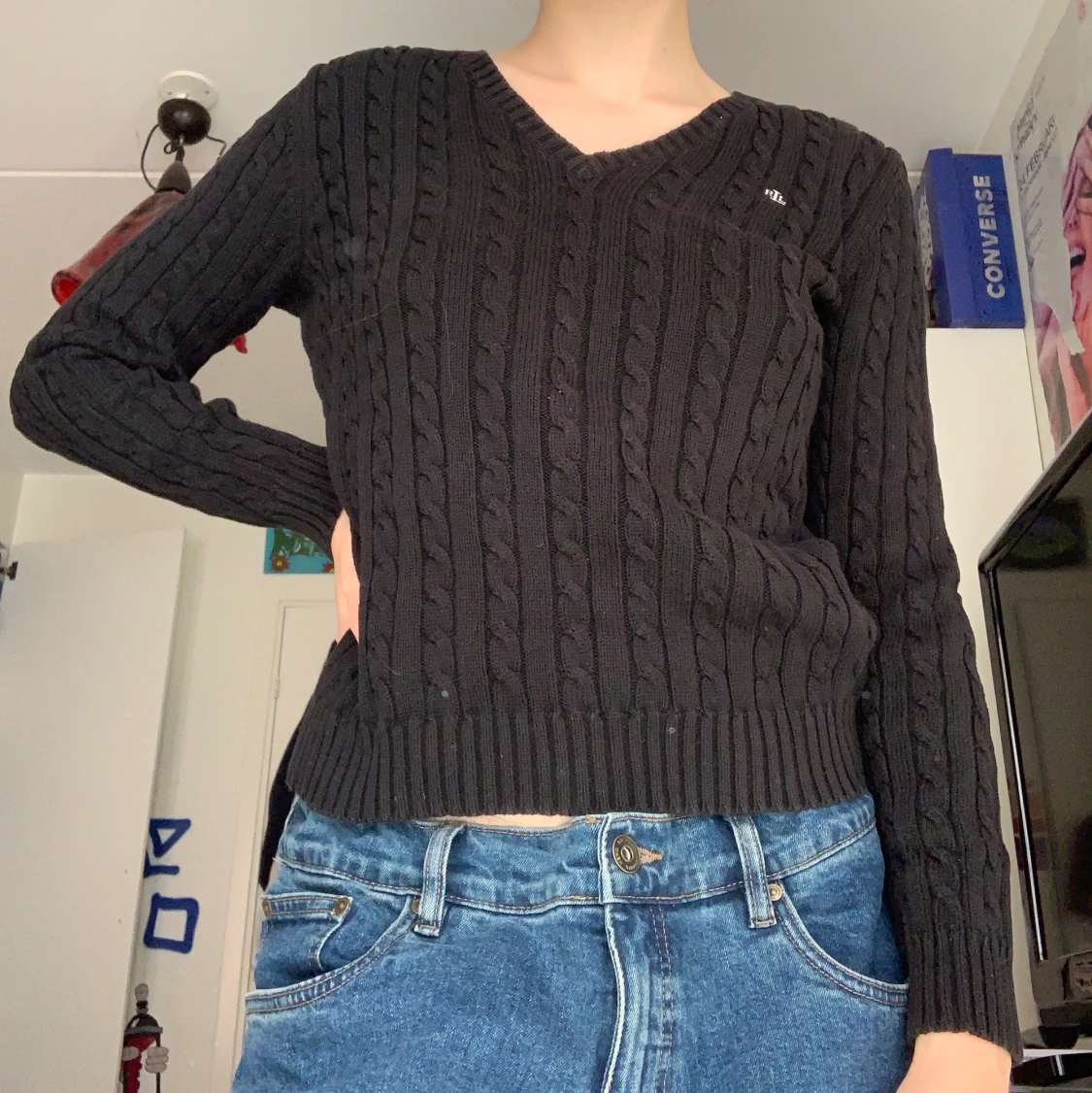 Blå Ralph Lauren Tröja