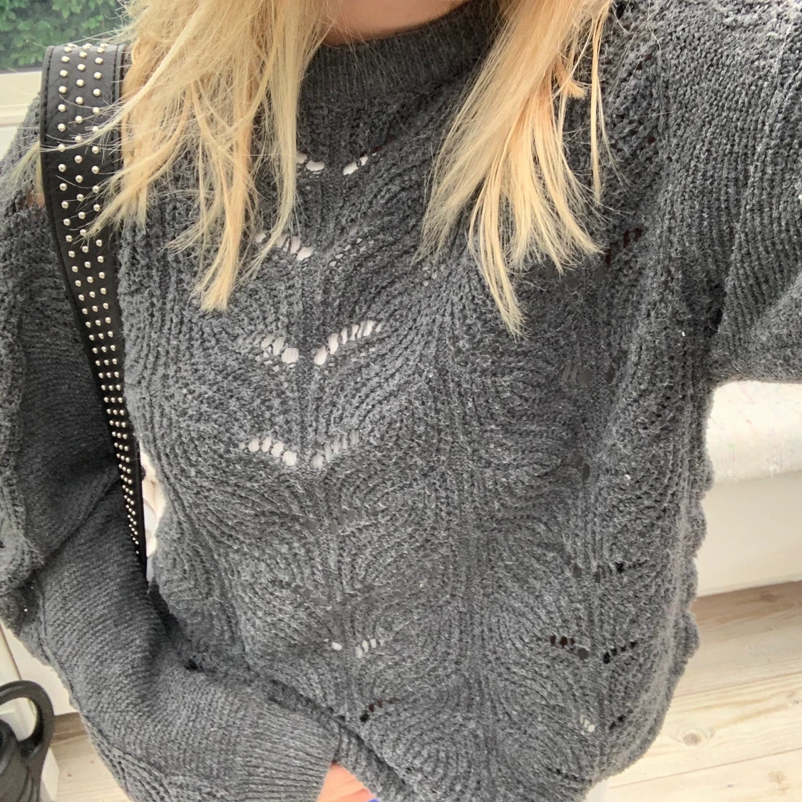 stickad tröja - 90