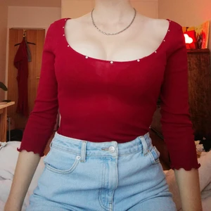 Moschino vintage y2k mesh top med nitar - Moschino vintage y2k bedazzle mqesh top 