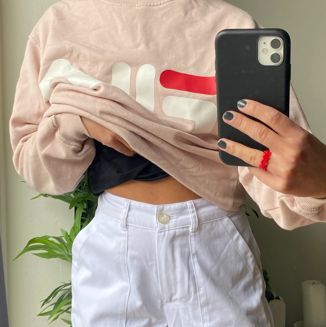 Ljusrosa fila tröja ❤️💗🤍