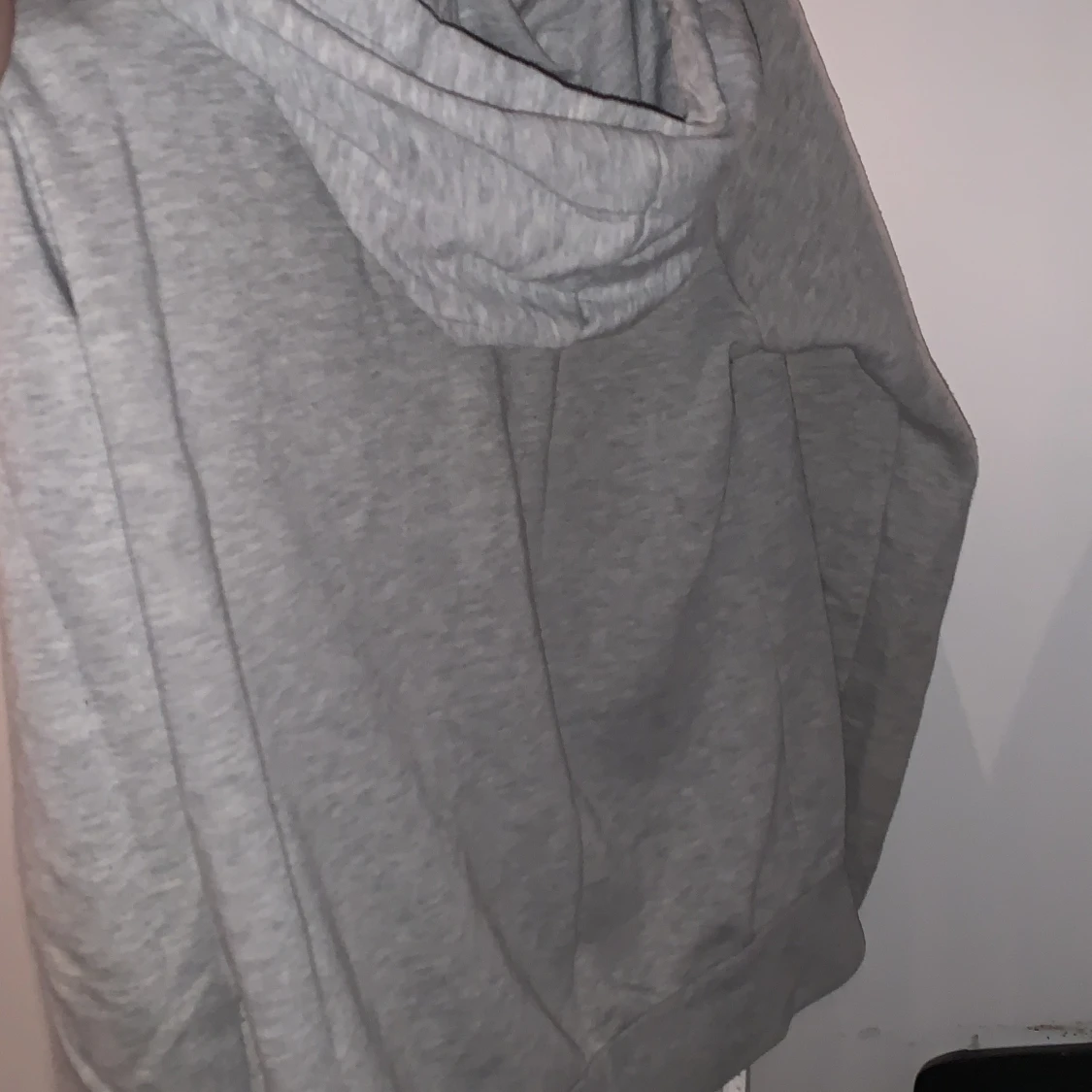 Grå Oversized kofta i strl S