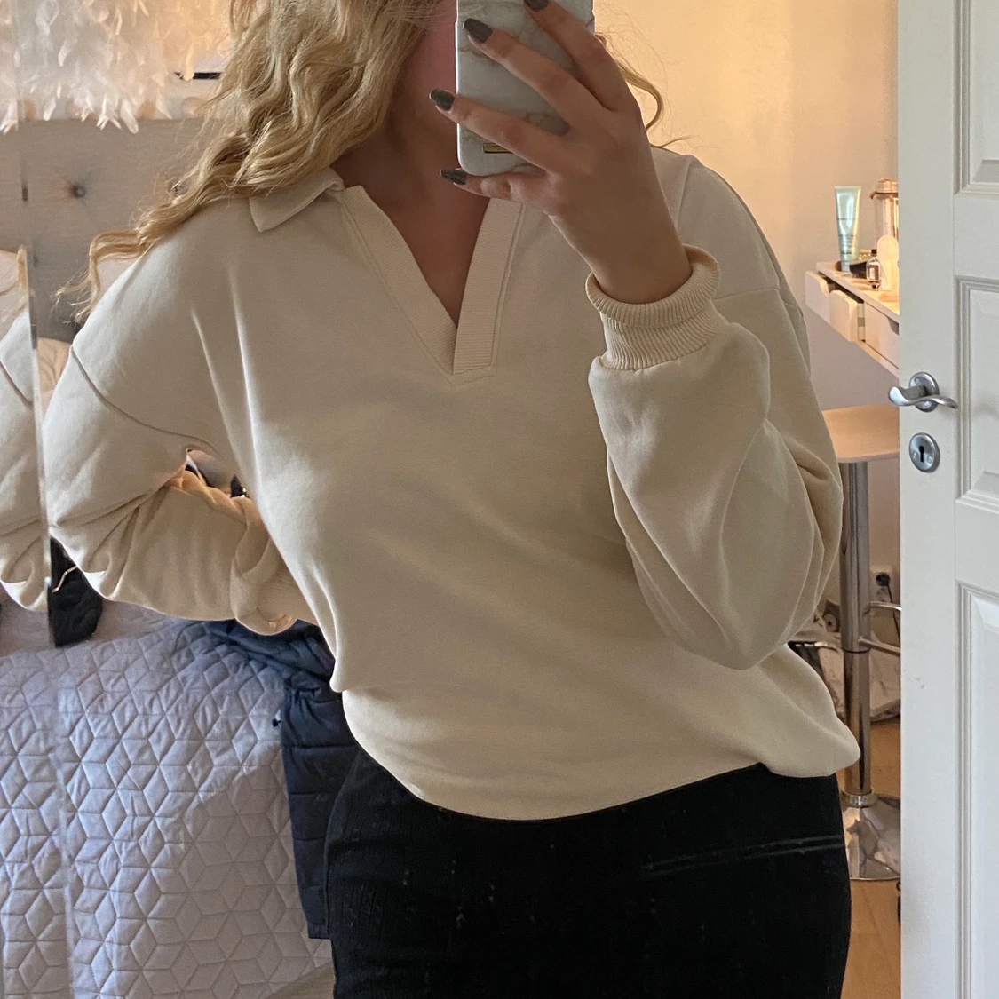 Beige topp - 90