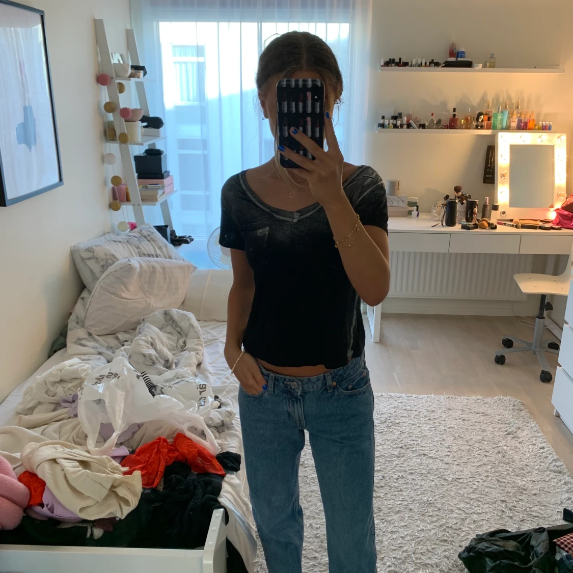 T shirt med detaljer  - 90