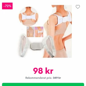 Ryggstöd för rygg o axlar  - Ny endast testad, nypris 98kr mitt pris 50kr 