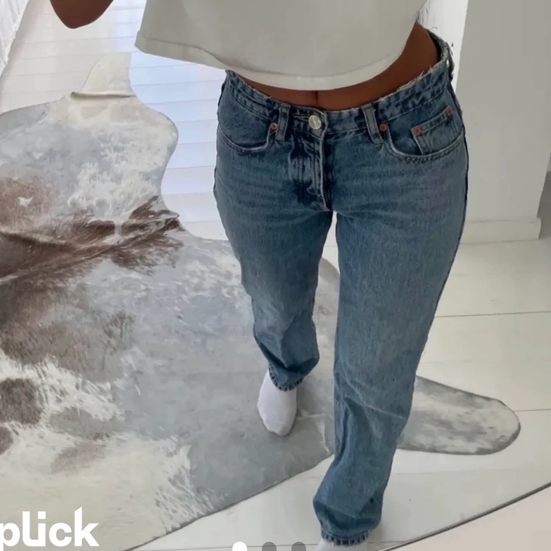 Mid rise jeans från zara