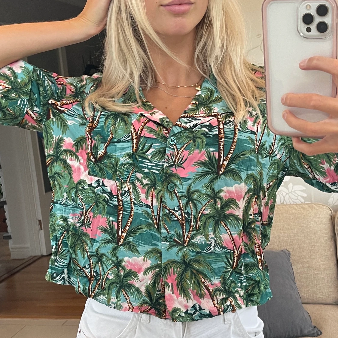 ”hawaii” skjorta  - 90