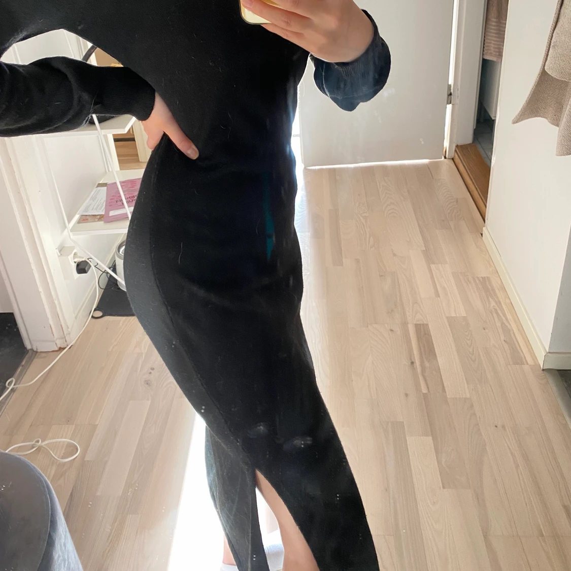 Stickad klänning - 90