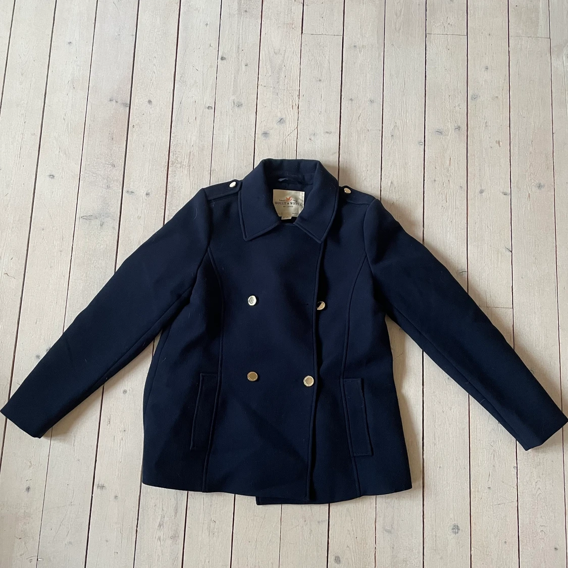 Marinblå kappa - 90