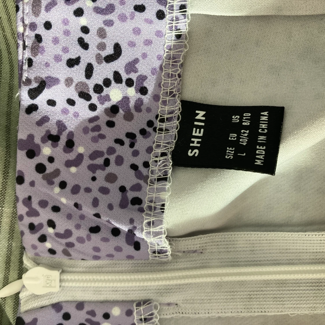 Shein lila mönstring kjol - 91