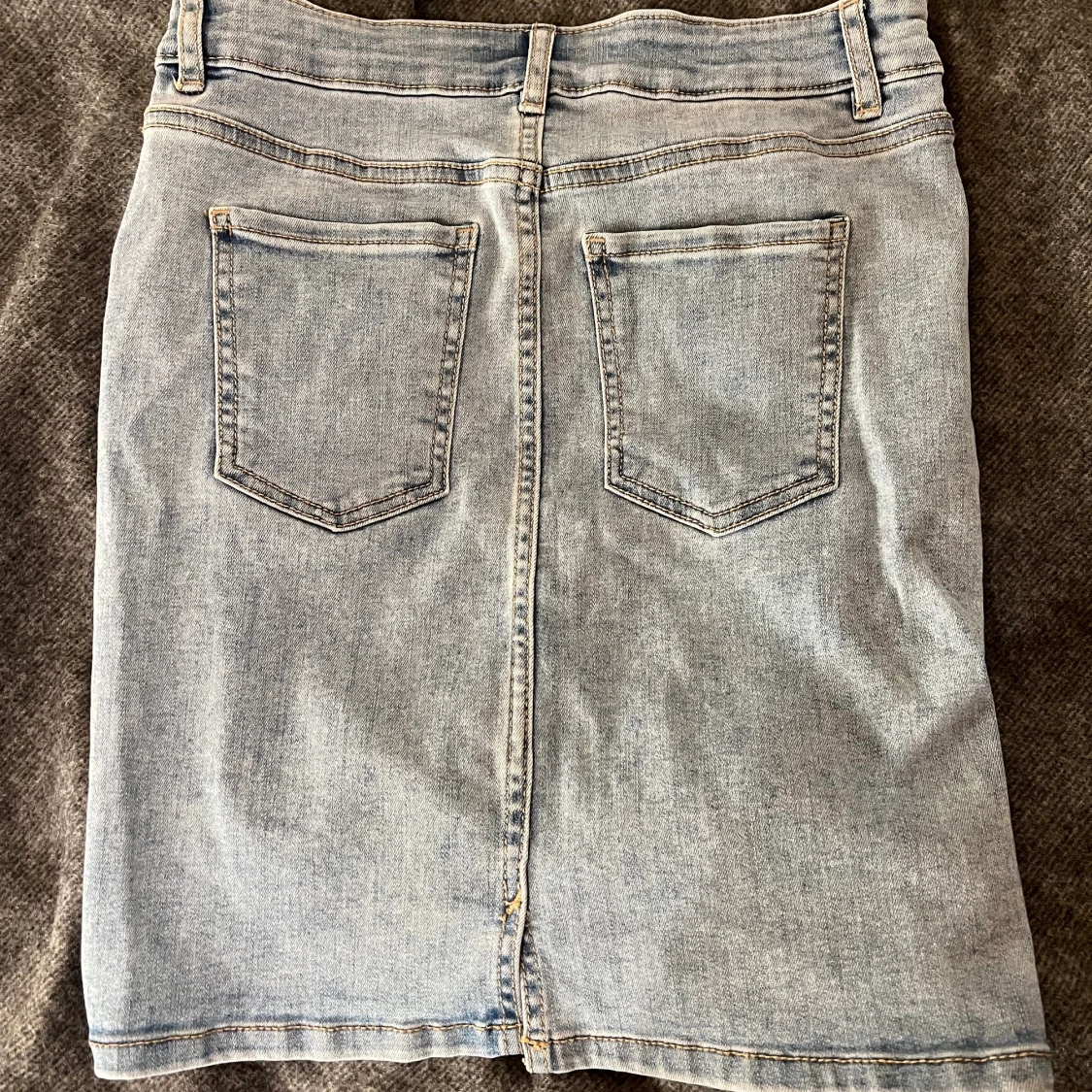 Blå jeans kjol - 90