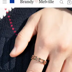 Super fin ring köpt från brandy Melville som endast är testad ❤️ 40kr plus frakten 🖤