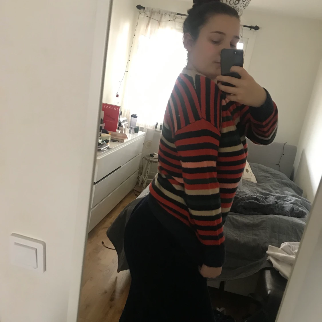 colourful autumn sweater - 90