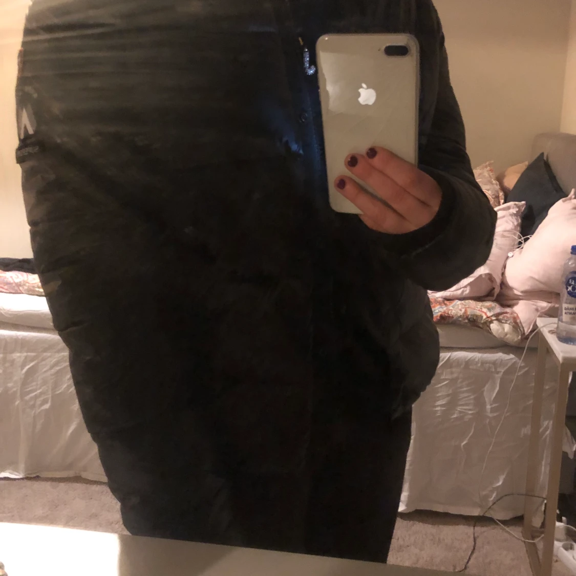 snygg glansig jacka som inte kommer till användning! - 91