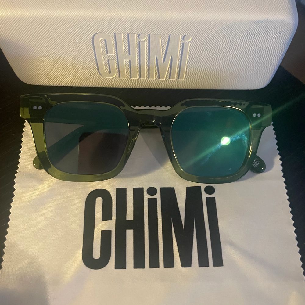 004 Gröna Chimi Eyewear spegelglas | Plick Second Hand