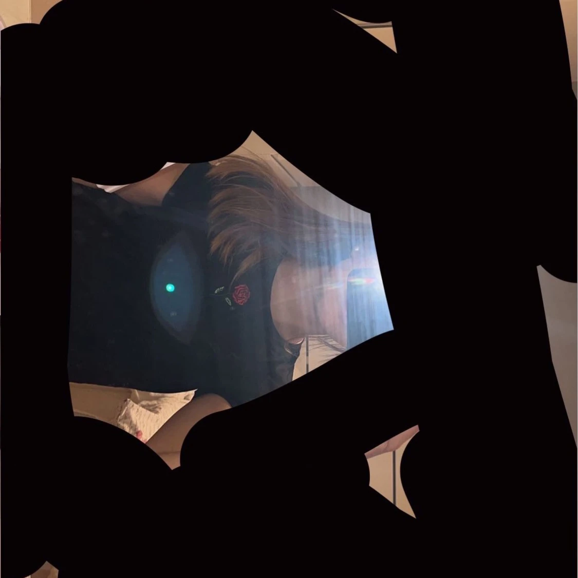 Svart kort armad tröja 🌹 - 90