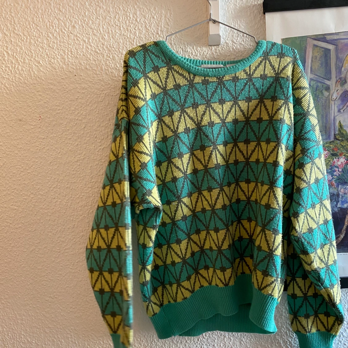 Stickat Vintage-tröja - 90