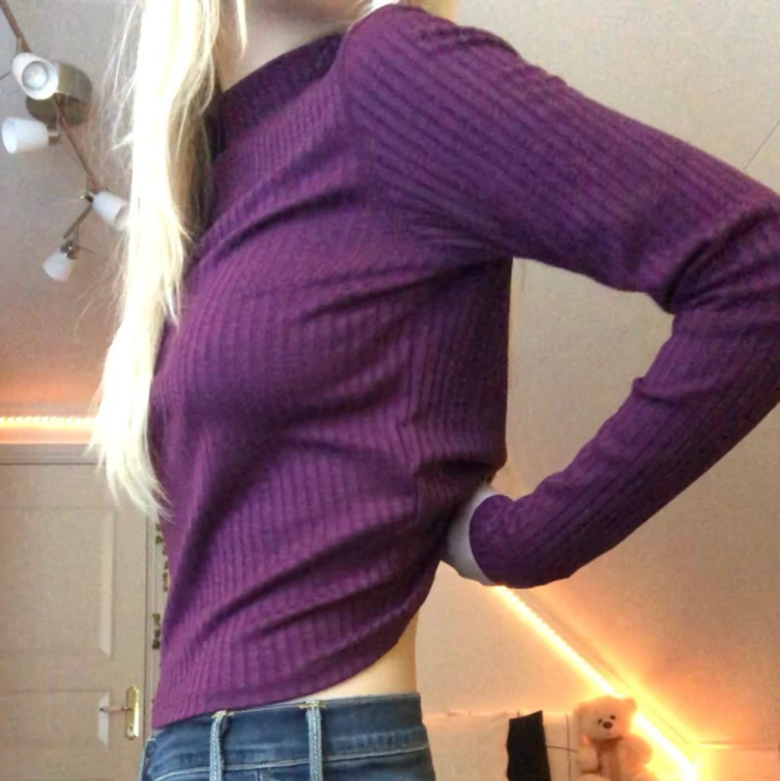 Lila polotröja/turtleneck ♥️ - 90