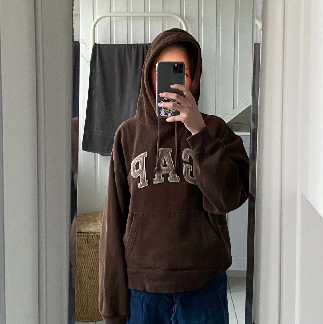 Brun gap hoodie - 90