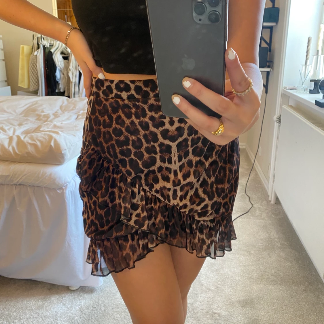 Leopard kjol - NELLY - 90