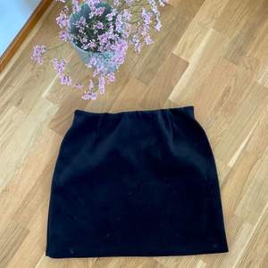 Svart Velour kjol från WEEKDAY! Köpt 2019. Sitter som en smäck, om man normalt sett har mindre storlek passar den också, topp skick!