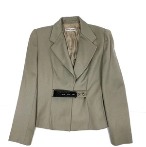 Armani Belt Blazer - Shoulder to shoulder: 41cm Length: 56 cm  Fits like a M. 