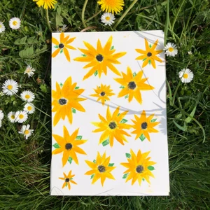 Tavla - Handmålad canvas med oljefärg💛🧡