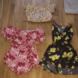 Storlek xl,storlek 10,storlek 12 - Hej jag ska sälja alla dess till sammans för 250kr och alla har en storlek den svarta är storlek 12,den röda storlek 10,och den gula storlek XL så dess ska säljas