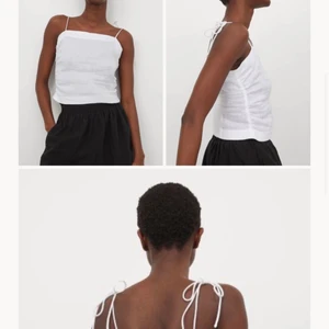 Linne top strl. S - En topp i linnenaterial från H&M, storlek S. Säljer pga att den är för liten för mig, och därmed aldrig använd. Köpte för 149kr och säljer för 50kr + frakt.